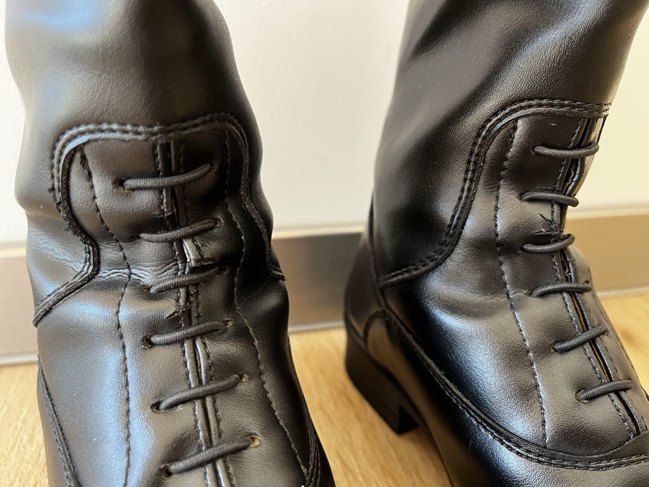 Buty jeździeckie oficerki Suedwind 34 dziecięce skóra 21 cm