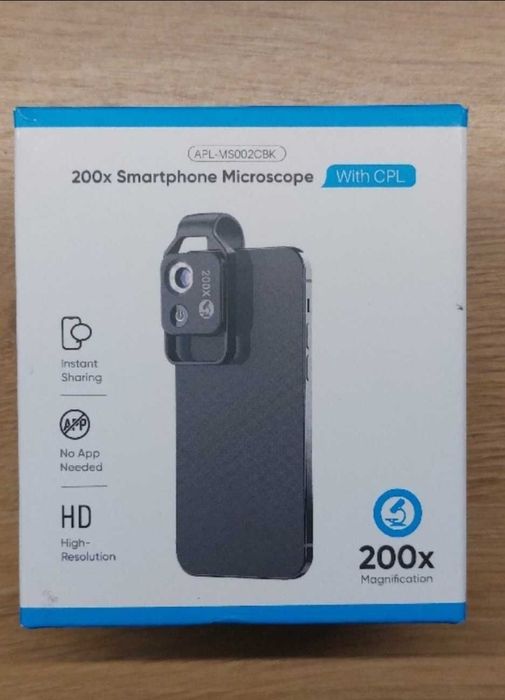 Mikroskop do telefonu komórkowego z 6LED 200X