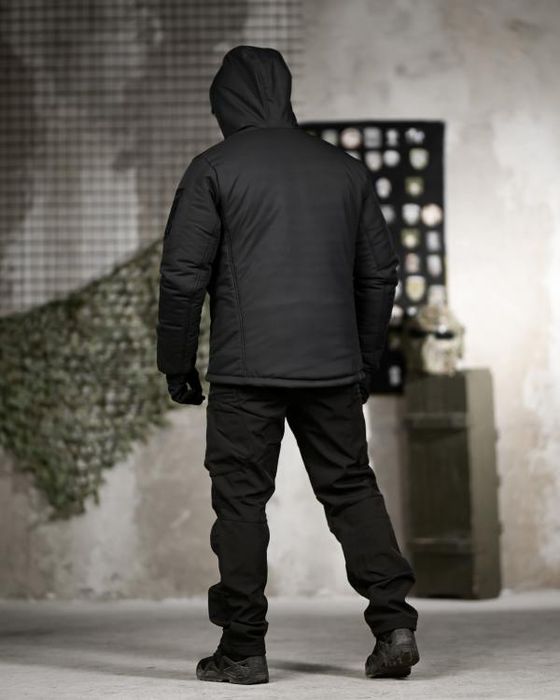 Зимній тактичний костюм 5в1 чорний ПП8202(50 - 02)