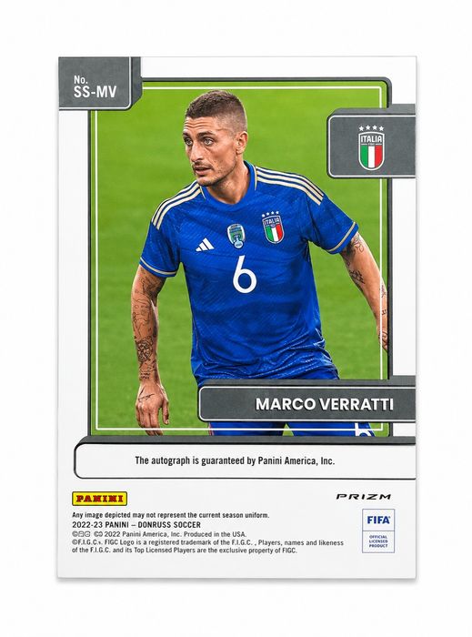 Carta Marco Verrati Assinada Panini