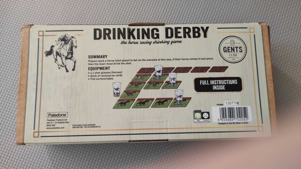 Gra towarzyska Drinking Derby