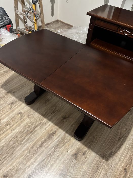 Komoda drewniana, ława ZESTAW