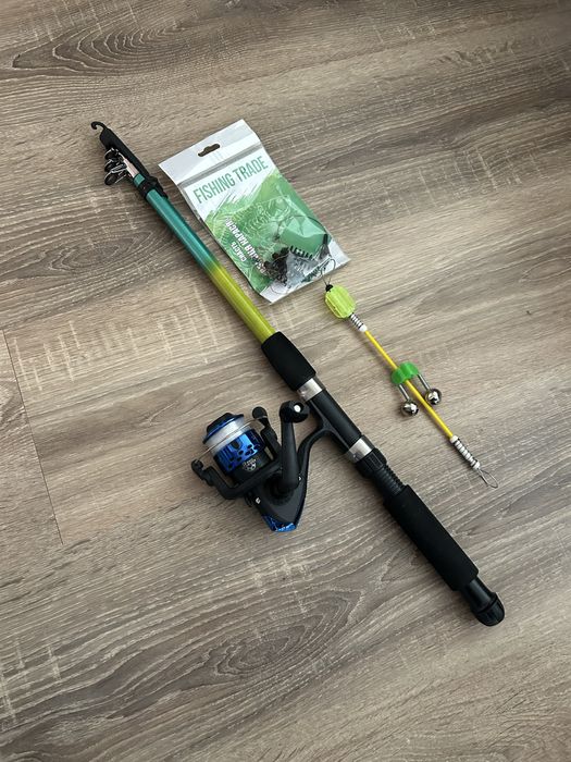 Спінінг в зборі катушка ліска вбивця карася