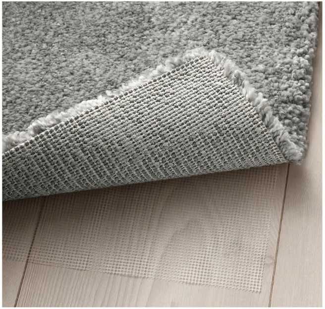 Tapete IKEA STOENSE pelo curto cinza 170x240 cm Excelente estado