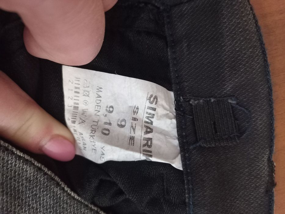 Стильні сірі джинси Slim Fit для хлопчика 134-140 см (8-10 років)