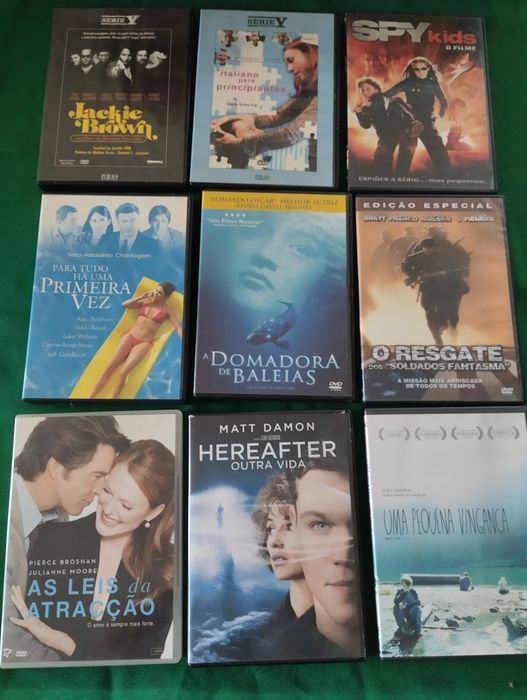 Filmes variados em DVD