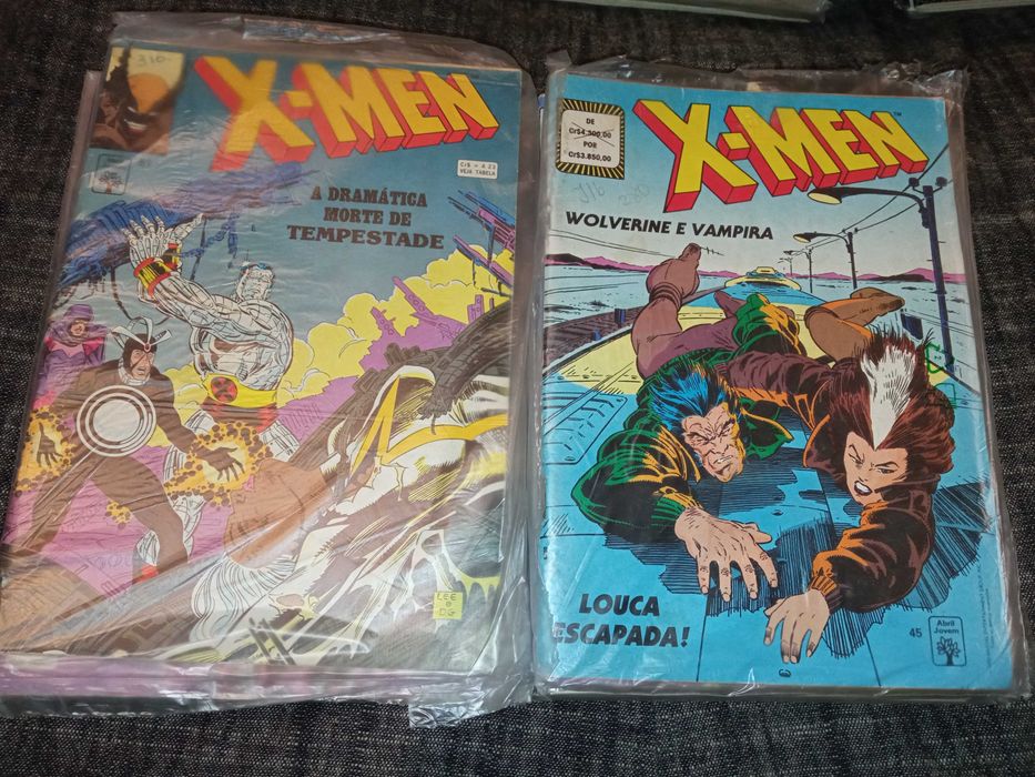 Lote X Men anos 80 e 90