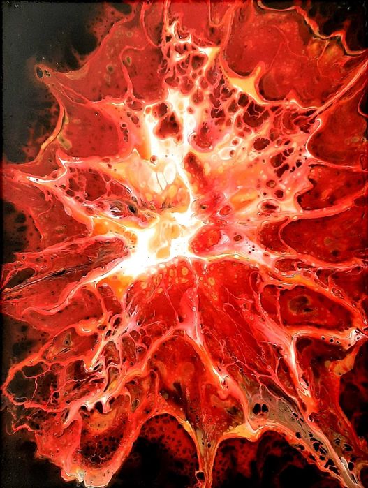 Fluid Art #6 acrylic