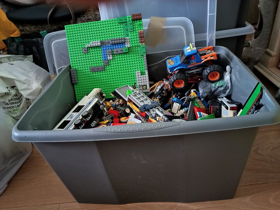 Kocki lego duży zestaw z instrukcjami