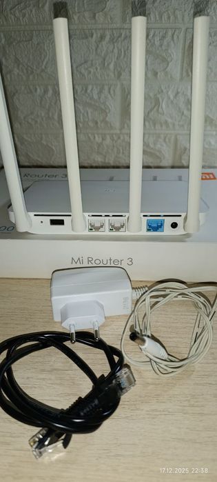 Роутер WiFi Xiaomi AC1200  5 і 2.4 Ггц+кабель для повебанка