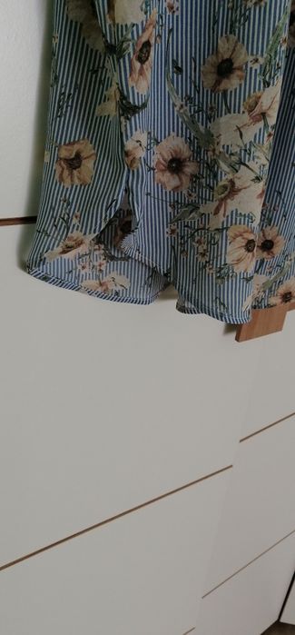 Letnia bluzka z kontrafałdą. R. 46.