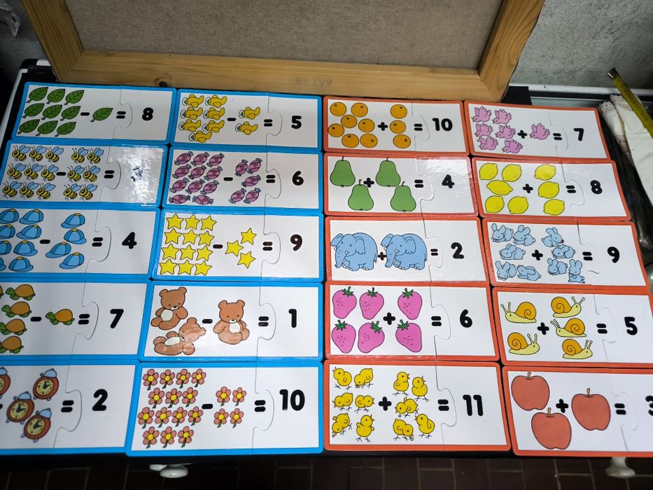 Jogo puzzle sumar e subtraí Majora