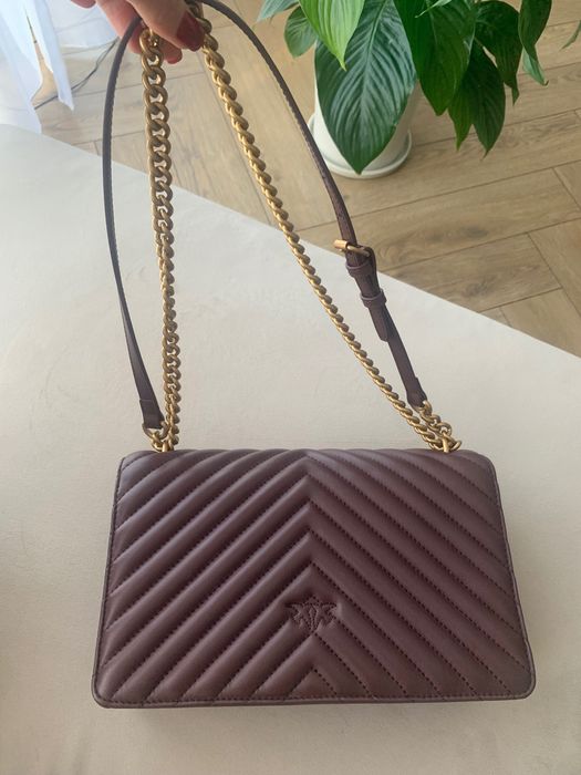 Torebka Pinko bordowa