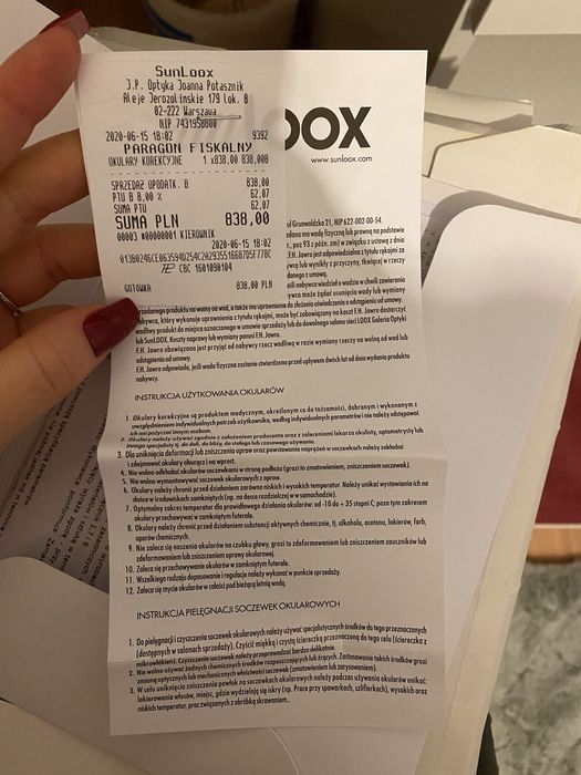 Okulary korekcyjne jednoogniskowe do dali Anna Hickmann