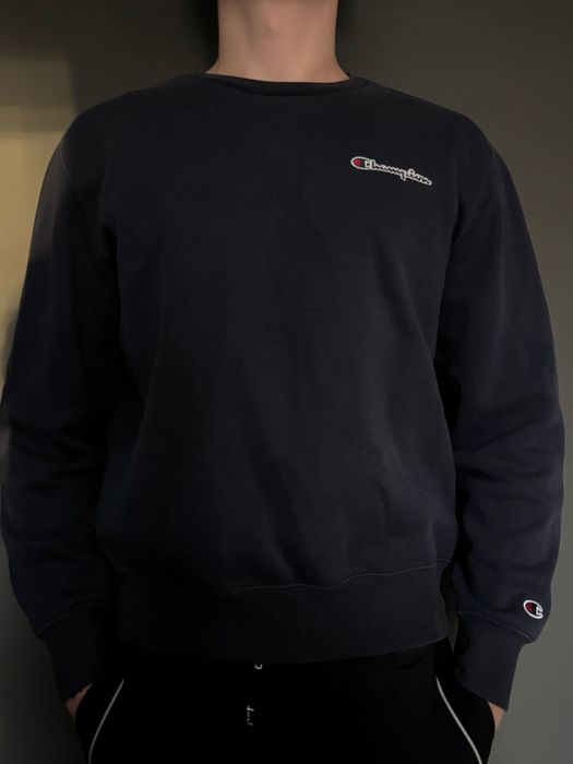 Світшот Champion Crewneck Small Logo Black