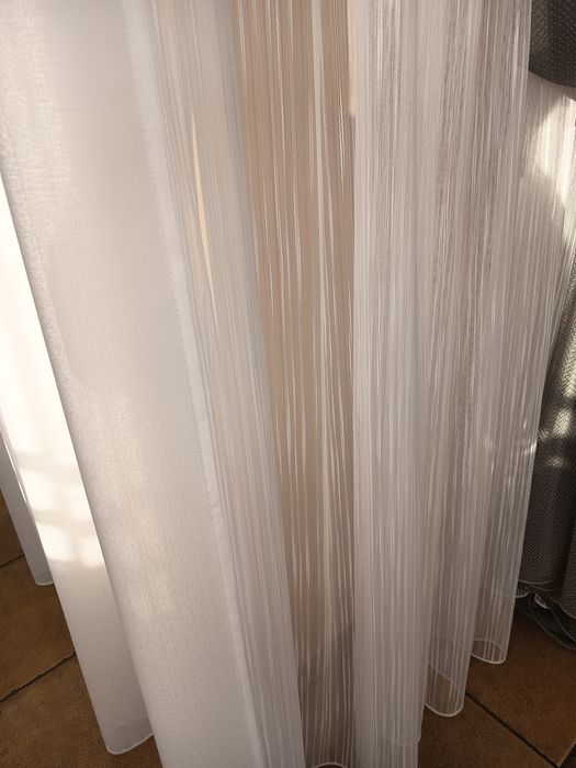 Готовий тюль льон  три метри