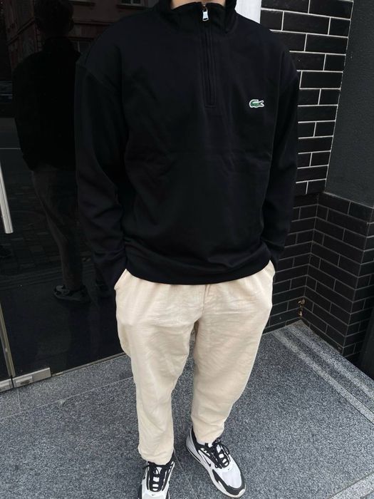 Зіп худі Lacoste / Полузамок lacoste / полузамок лакоста  M L XL