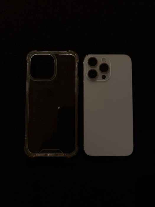 iPhone 14 Pro Max 256GB Silver – Com Fatura e Garantia iServices até 2028.