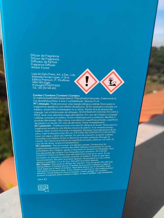 Difusor Fragrância Gato Preto Novo