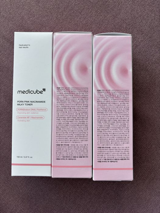 Medicube PDRN Pink Niacinamide Milky Toner 150ml Тонер з полінуклеотид