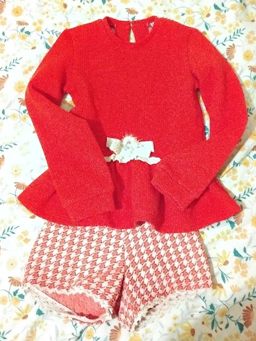 Conjunto de menina tamanho 10 em óptimo estado!
