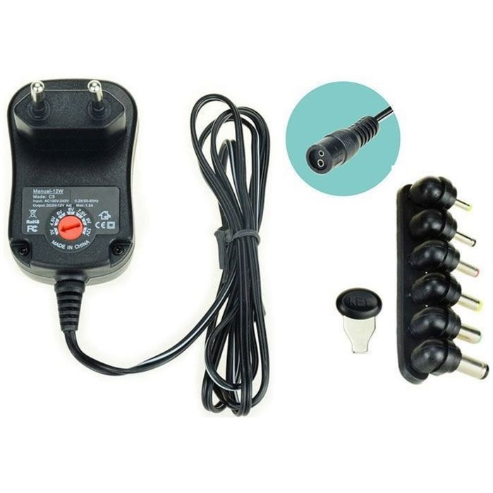 Adapter Zasilacz Uniwersalny Do Urządzeń Fitness Jack Solidny Movemania 220V