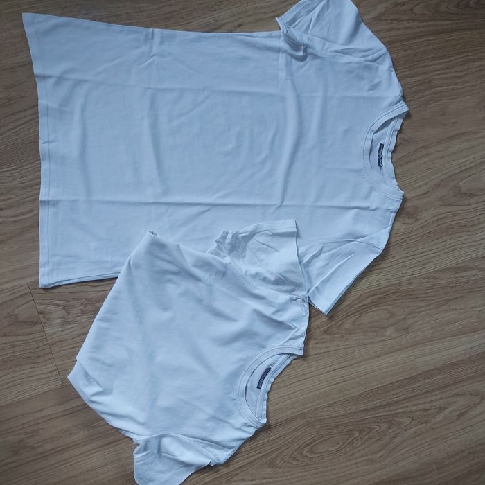 Koszulki białe na W-F rozmiar 158/164 ; 2sztuki