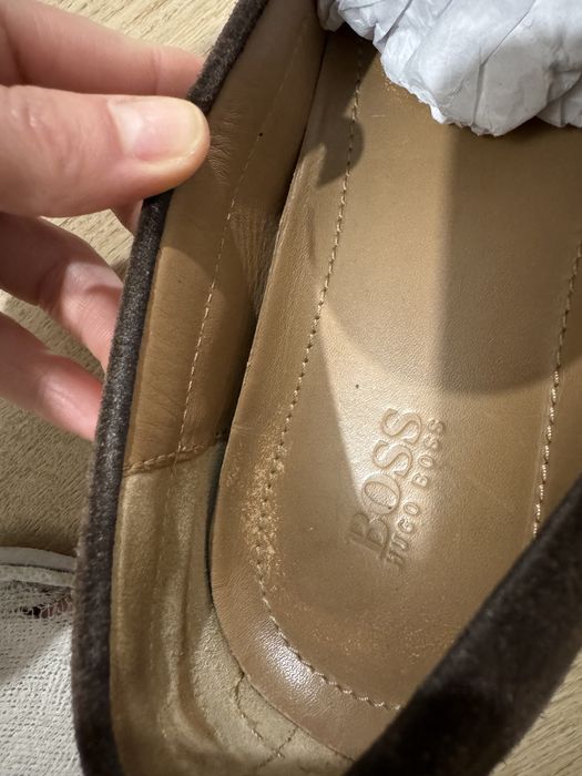Hugo Boss чоловічі макасини натуральний замш 42 розмір