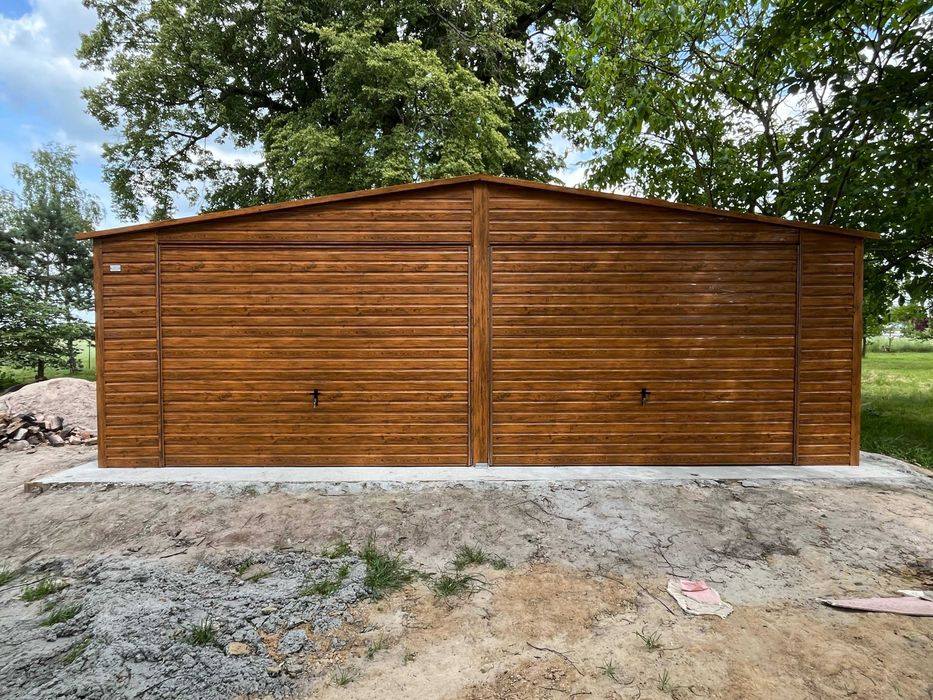 Garaż blaszany Blaszak 8x6 Profil