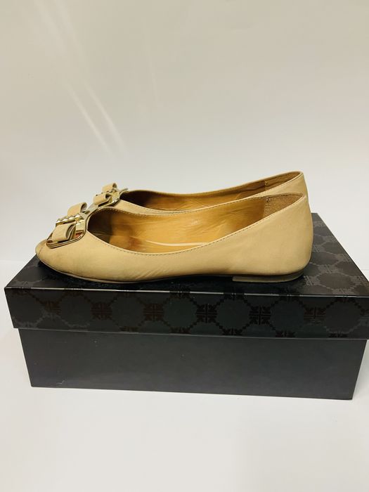 Baleriny KAZAR nubuk beż rozmiar 39