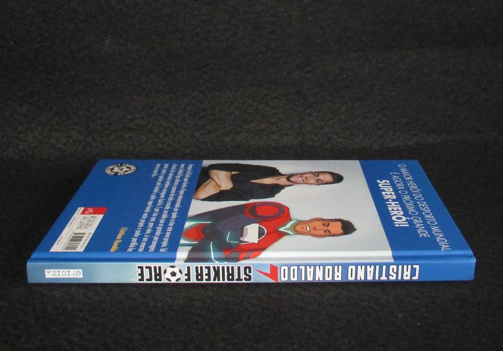 Livro BD Striker Force 7 Cristiano Ronaldo