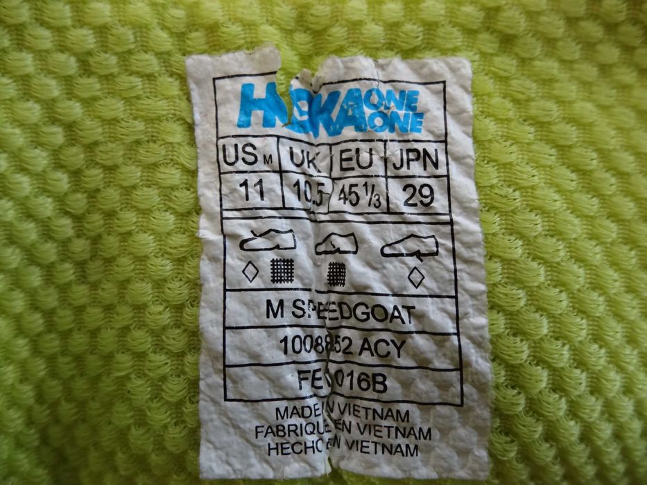 Buty HOKA SPEEDGOAT roz 45 1/3 Vibram Bieganie w ternie