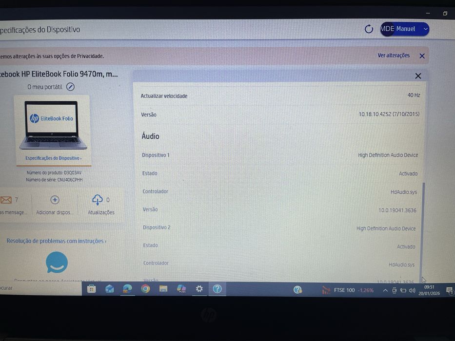 HP Elitebook Folio 9470m ( Empresarial )