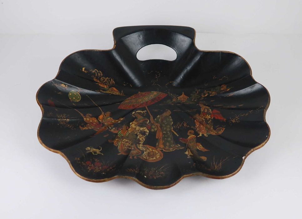Bandeja Oriental Lacada Séc. XIX/XX (ref. 3)