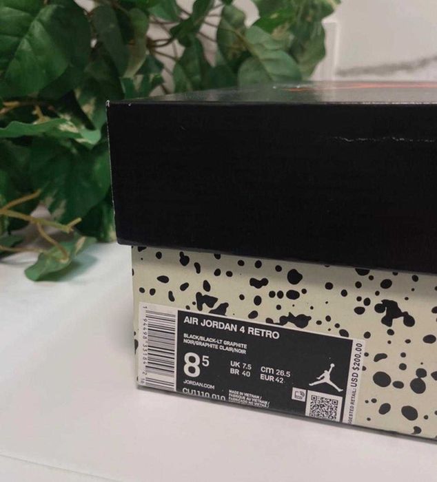 cale czarne Jordan 4 nowe meskie buty za kostkę Air jordan 4 black cat