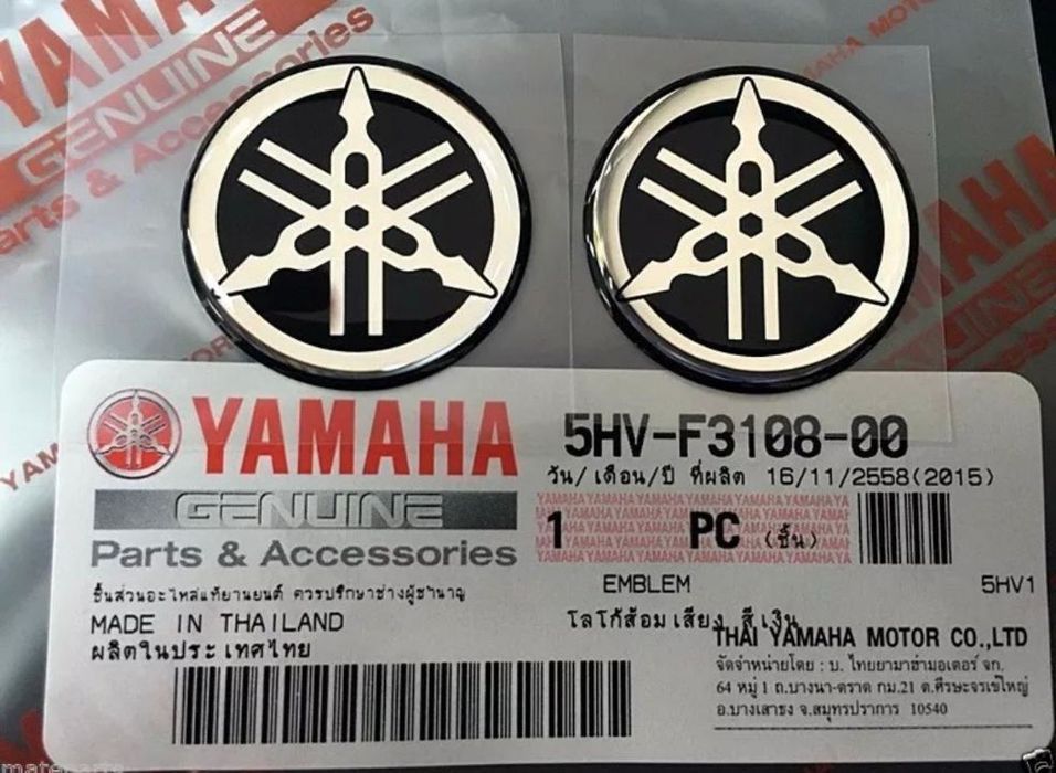Logotipo yamaha original emblema 3cm
