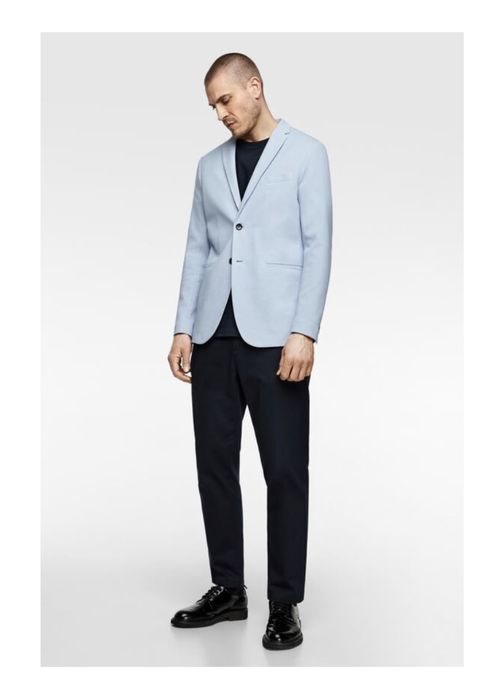 Błękitna marynarka Zara