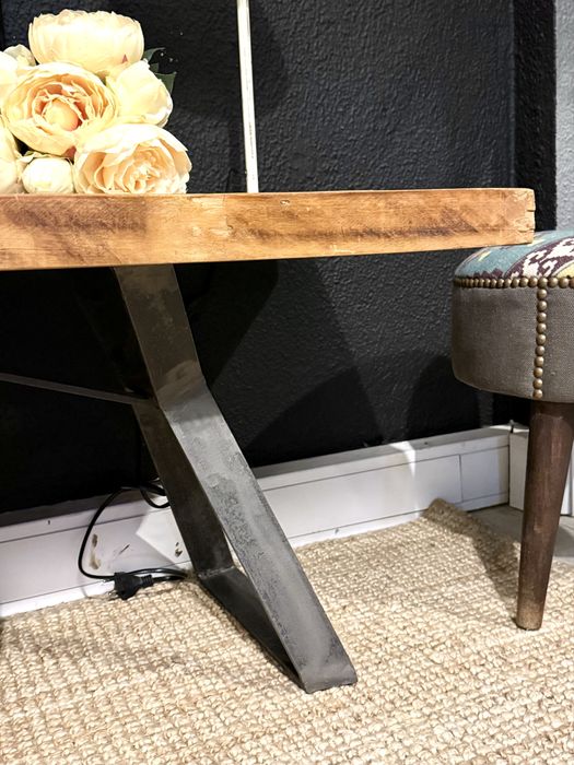 aparador mesa banco banqueta consola ferro industrial rustico