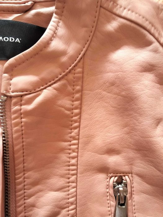 Casaco eco pele rosa Vero moda TAM. Xs