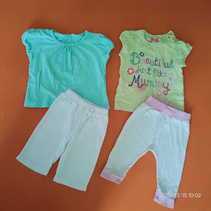 Piżamy 80/86 zestaw 2 sztuk