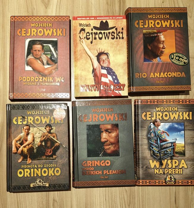 Wojciech Cejrowski zestaw książek