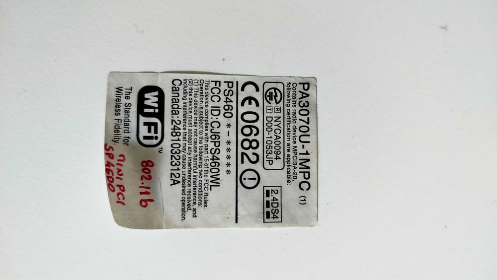 Placas Rede WiFi Mini-PCI para PC Portátil64553265038211122