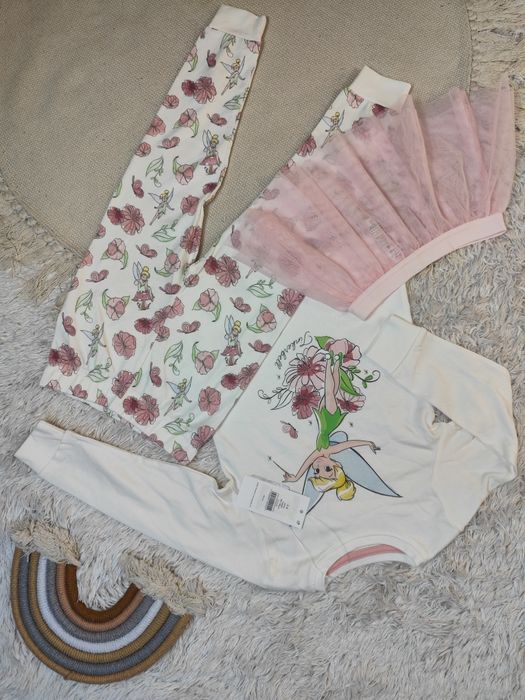 Komplet dla dziewczynki dzwoneczek 98-104