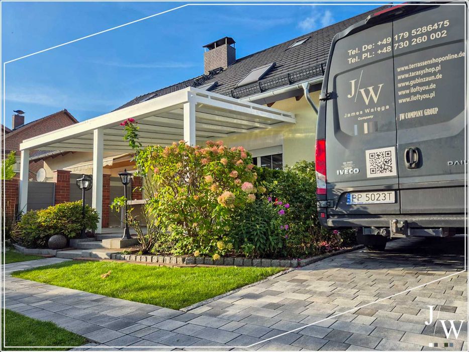 Aluminiowy Dach Zadaszenie Tarasu Wiata 2x6m PREMIUM