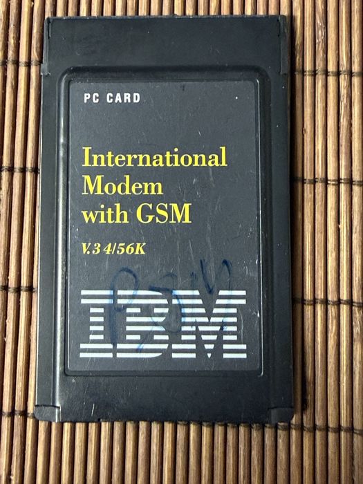 Karta PCMCIA IBM International Modem with GSM 56K V.34/56K Retro