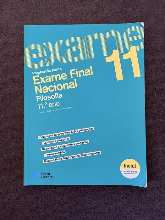 Filosofia 11 ano preparar exame