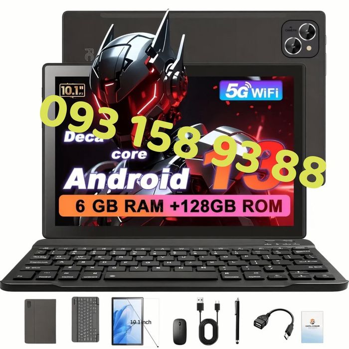 128Gb,sim +wi-fi, новий планшет+чохол,мишка,клавіатура