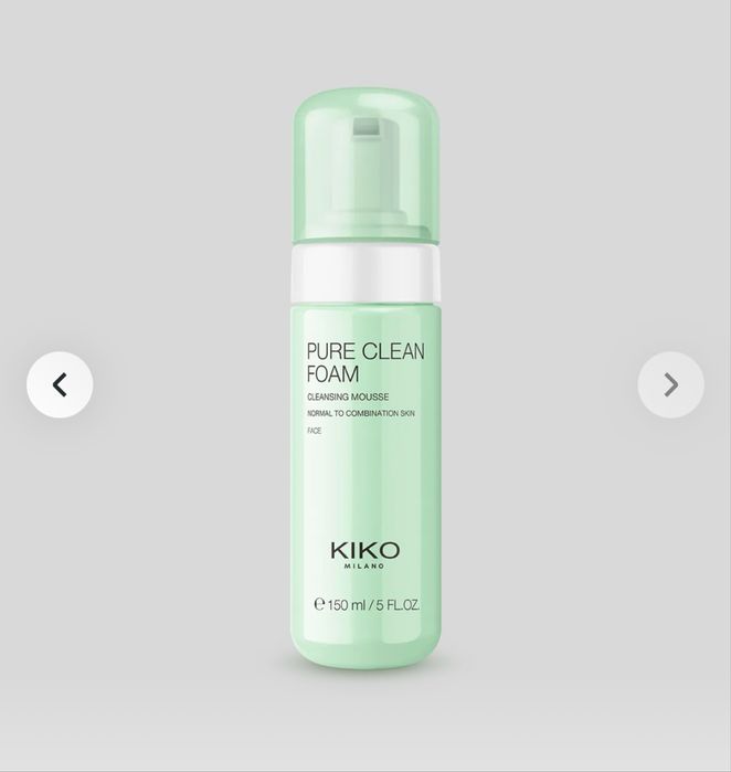 Пінка мус Kiko Milano Pure clean foam