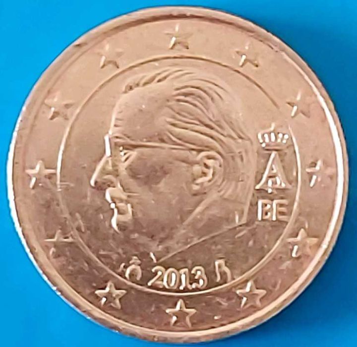 2 Cêntimos de 2013 da Bélgica, Alberto II