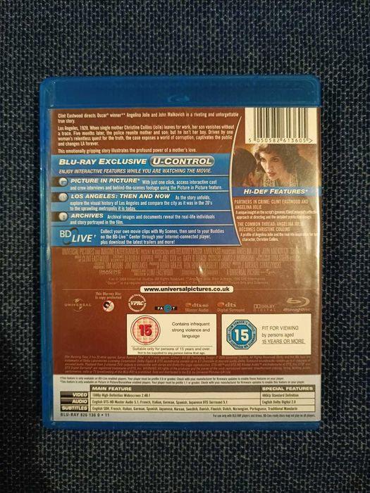 Blu Ray do filme "Changeling", Clint Eastwood (portes grátis)